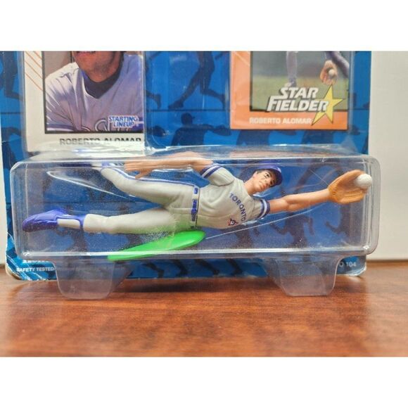 KENNER MLB 1993 Starting Lineup Figure ROBERTO ALOMAR & Special Series Card - Picture 3 of 8